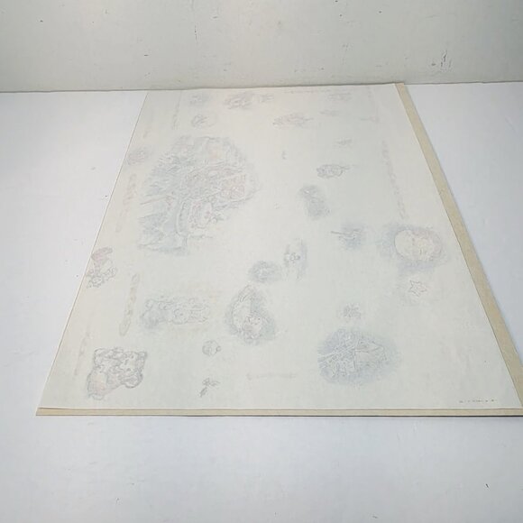 Vtg Caroling Holiday Christmas Teddy Bears J. Anderson Print Advent Calendar - Picture 5 of 6